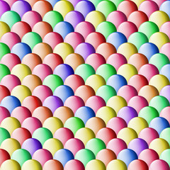 simple glossy colorful balls