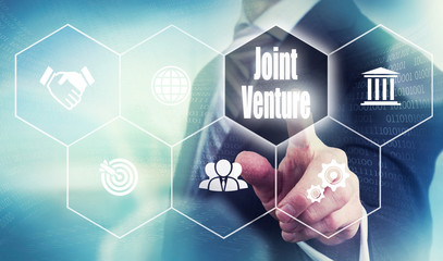 Business Joint Venture Concept - obrazy, fototapety, plakaty