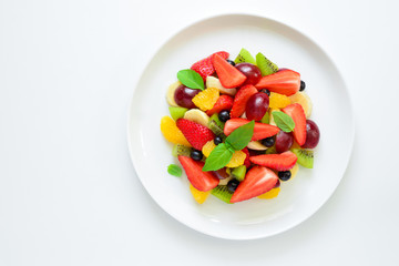 Fruits and berries salad