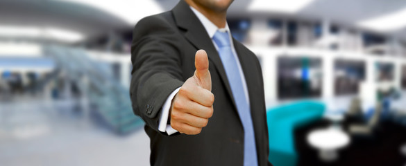 Businessman Thumbs up