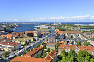 Fototapeta premium View of the Copenhagen,Denmark