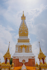 Fototapeta premium Wat Phra That Phanom is the sacred area in the south of Nakhon Phanom province, northeastern Thailand.