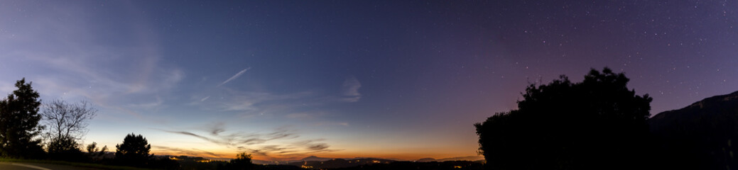 vue panoramique un soir d'&eacute;t&eacute;