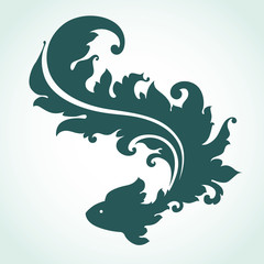 Decorative ornamental fish