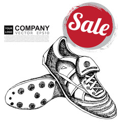 Poster design of soccer ( football )