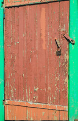 Old wood door