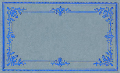 Obraz premium Light blue leather cover