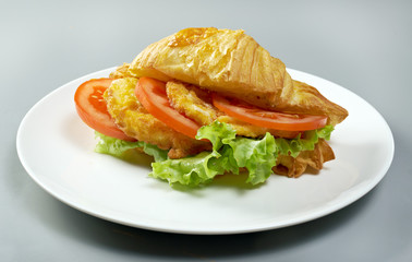 Croissant stuffed chicken nuggets