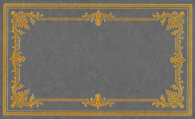 Fototapeta premium Grey leather cover