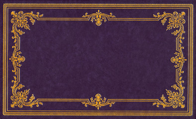 Violet leather cover