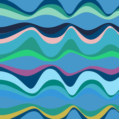 Vector retro background. Vintage 70s style