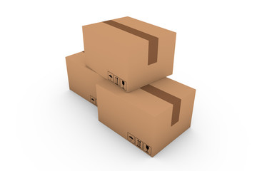 Kartonstapel 3 Stück