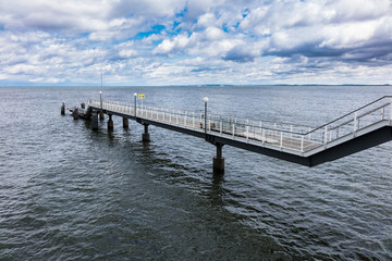 Fototapeta premium Seebrücke in Heringsdorf auf der Insel Usedom