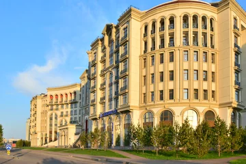 Fototapeten Modern residential building in Astana, capital of Kazakhstan © photo20ast