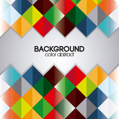 Multicolored background with abstract shapes, vector illustration