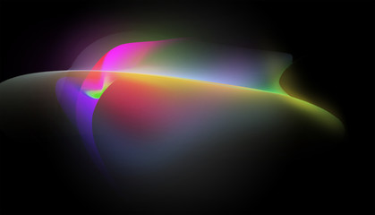 Abstract background with colorful wave .