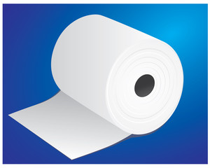 paper roll calculator vector design