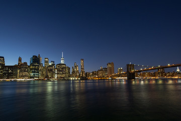 Vista Nocturna de Nueva York