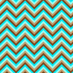 chevron blue and brown seamless pattern vector