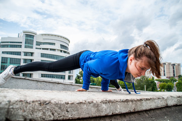 Plank on roof