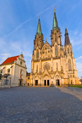 Fototapeta na wymiar Cathedral in the Olomouc castle, Czech Republic.