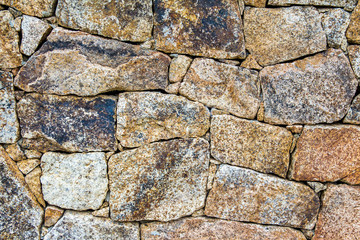 wall of irregular stones