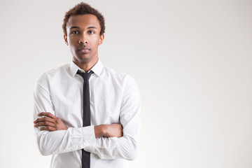 African american guy portrait