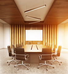 Modern conference room interior
