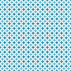 marokkanische Fliese - Pattern - türkisweiss