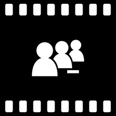 Add new user account flat icon for apps