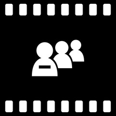 Add new user account flat icon for apps