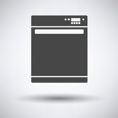 Kitchen dishwasher machine icon