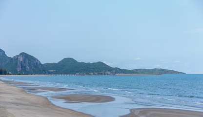 water wave on beach