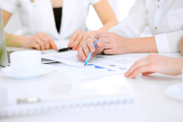 Group of business people at meeting in office