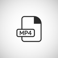 mp4 file format icon