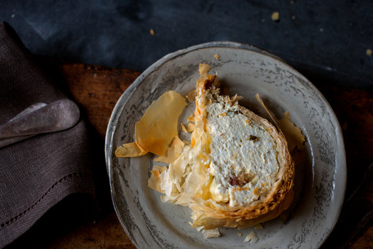 Spring phyllo torte
