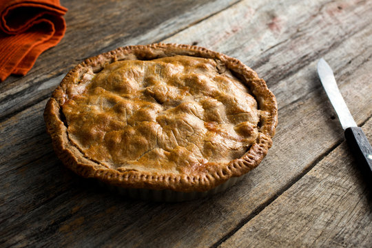Apple chard pie