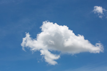Naklejka na ściany i meble clouds in the blue sky,white cloud in rainy season
