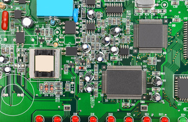 Green computer motherboard