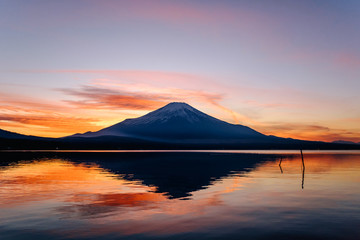 富士山夕景