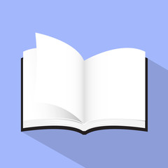 flat book vector easy design .