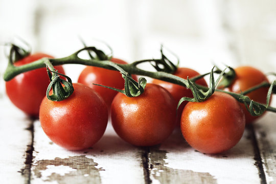 Close up of cherry tomatoes
