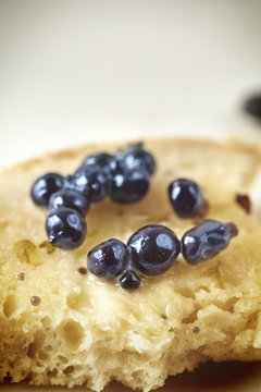 Caviar on toast