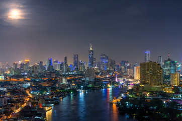 Bangkok at night.