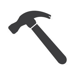 HAMMER ICON VECTOR ISOLATED, LOGO, EPS, JPG, tool symbol.