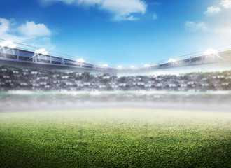 Football stadium background