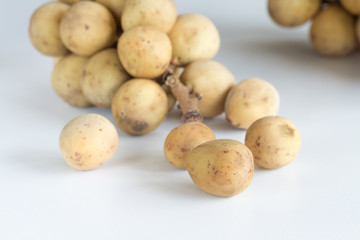 Longkong, Langsat or Lanzones fruit is endemic to Southeast Asia