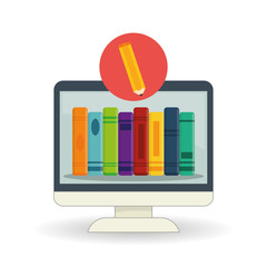 Education design. University icon. Colorfull and isolated illustration