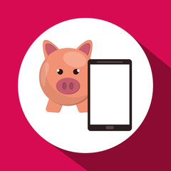 Communication design. Media icon. Flat illustration, vector graphic, electronic device