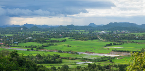 Fototapeta na wymiar Mountain landscape in Thailand
